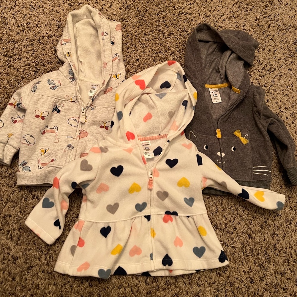 Baby full zip jacket